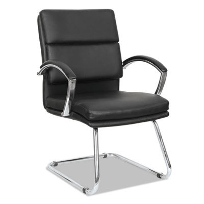 Black Leather Guest Chair